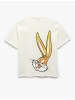 KOTON T-shirt in Weiß