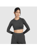 SMILODOX Longsleeve Tisha in Anthrazit