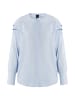DreiMaster Damen Langarmbluse in Hellblau