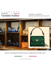 Florence Leder Umhängetasche Florence Tasche grün ca. 19cm
