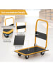 COSTWAY Transportwagen Klappbar bis zu 150 kg in Orange