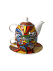 Goebel Tea for One " Romero Britto Garden " in Britto-Garden