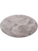 Snapstyle Hochflor-Teppich Livorno Rund in taupe