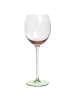 Beliani 4er-Set Gläser DIOPSIDE in Transparent/Rosa/Grün