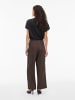 Vila Wide Leg Hose in Coffee Bean