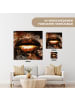 MuchoWow Leinwand Bilder Luxus Lippen