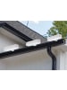 näve LED Solarleuchte in weiß - (L)20 cm x (B)11.1 cm x (H)5.4 cm