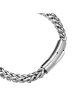 True Rebels Armband aus Edelstahl in silber