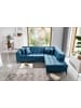 MF Design Lenny Recamiere Rechts in Blau -  (L) 210 x (B) 260 x (H) 93 cm