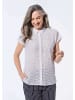 GOLDNER Bluse Ausbrenner Bluse in weiß