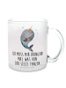 Mr. & Mrs. Panda Teetasse Narwal Gitarre mit Spruch in Transparent