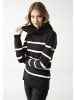Kangaroos Rollkragenpullover in schwarz-wollweiß