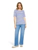 Betty Barclay Ringelshirt mit U-Boot-Ausschnitt in Weiß/Blau