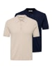 ONLY & SONS Poloshirt Wyler in Dunkelblau / beige