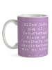 Mr. & Mrs. Panda Kaffeetasse Spruch 62. Geburtstag Freude mit Sp... in Lavendeltraum