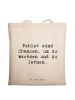 Mr. & Mrs. Panda Tasche Spruch Fehler lernen wachsen mit Spruch in Creme
