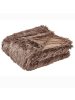 Beliani Tagesdecke DELICE in Braun - (W) 200 x (H) 2 x (L) 220 cm