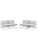 Beliani 3-tlg Lounge Set PICO in Grau