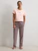 Marc O'Polo Pyjamahose Mix N Match Cotton in cherry lacquer GEO print