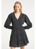 myMo Damen Sommerkleid in Schwarz Weiss