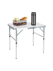 relaxdays Campingtisch in Weiß - (B)75 x (H)70 x (T)55 cm