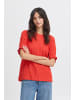 b. young T-shirt BYSILVA Regular fit in Flame Scarlet