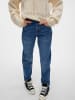 Vero Moda Girl Mom Jeans in Medium Blue Denim