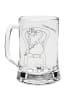Mr. & Mrs. Panda Gravur Bierkrug Einhorn Prinzessin ohne Spruch in Transparent