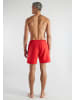 Bugatti Badeshorts Amalfi in rot-mittel-uni