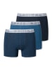 Schiesser Boxershort 3er Pack in Blau