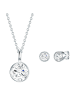 Rafaela Donata Schmuckset aus Sterling Silber verziert mit Kristallen von Swarovski® in silber
