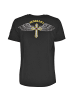 Roberto Geissini Cross-Wings T-Shirt Schwarz