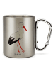 Mr. & Mrs. Panda Thermobecher Storch ohne Spruch in Silber