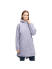 Derbe Friese Traveby Plain Regenmantel in lavender gray