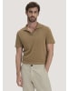 Hessnatur Hessnatur Jersey Polo Relaxed aus Leinen und Bio-Baumwolle in camel