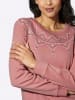 Sieh an! Freizeit-Sweatshirt in rosenholz