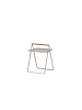 ebuy24 Beistelltisch Clarin Beige 45 x 45 cm