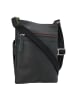 MYWALIT Umhängetasche Leder 22 cm  black/pace