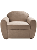 Beliani Sessel ELLEDE in Braun - (W) 93 x (H) 73 x (L) 90 cm