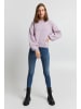 PULZ Jeans Strickpullover PZIRIS Boatneck Pullover 50206779 in lila