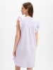 mbyM Minikleid Gemala in flieder weiß - 0001