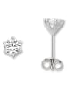 ONE ELEMENT  Zirkonia Ohrringe   Ohrstecker aus 925 Silber in silber