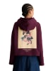 Marc O'Polo DENIM Hoodie cropped in Mahagony Jam