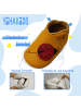 Yihakids Baby Krabbelschuhe aus Leder, weiche Lauflernschuhe mit rutschfester Sohle 