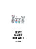 Mr. & Mrs. Panda Trinkgefäß Koala Familie zwei mit Spruch in Weiß