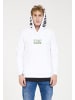 PLUS EIGHTEEN Herren Kapuzenpullover in Weiss