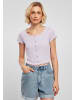 Urban Classics Cropped T-Shirts in lilac