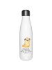 Mr. & Mrs. Panda Thermosflasche Mops Krone mit Spruch in Weiß