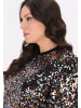 faina Plus Size Blouse in Silver