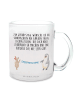 Mr. & Mrs. Panda Teetasse Maus Pinguin Geburtstag mit Spruch in Transparent